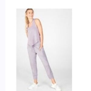 Cropped Light Purple Joggers